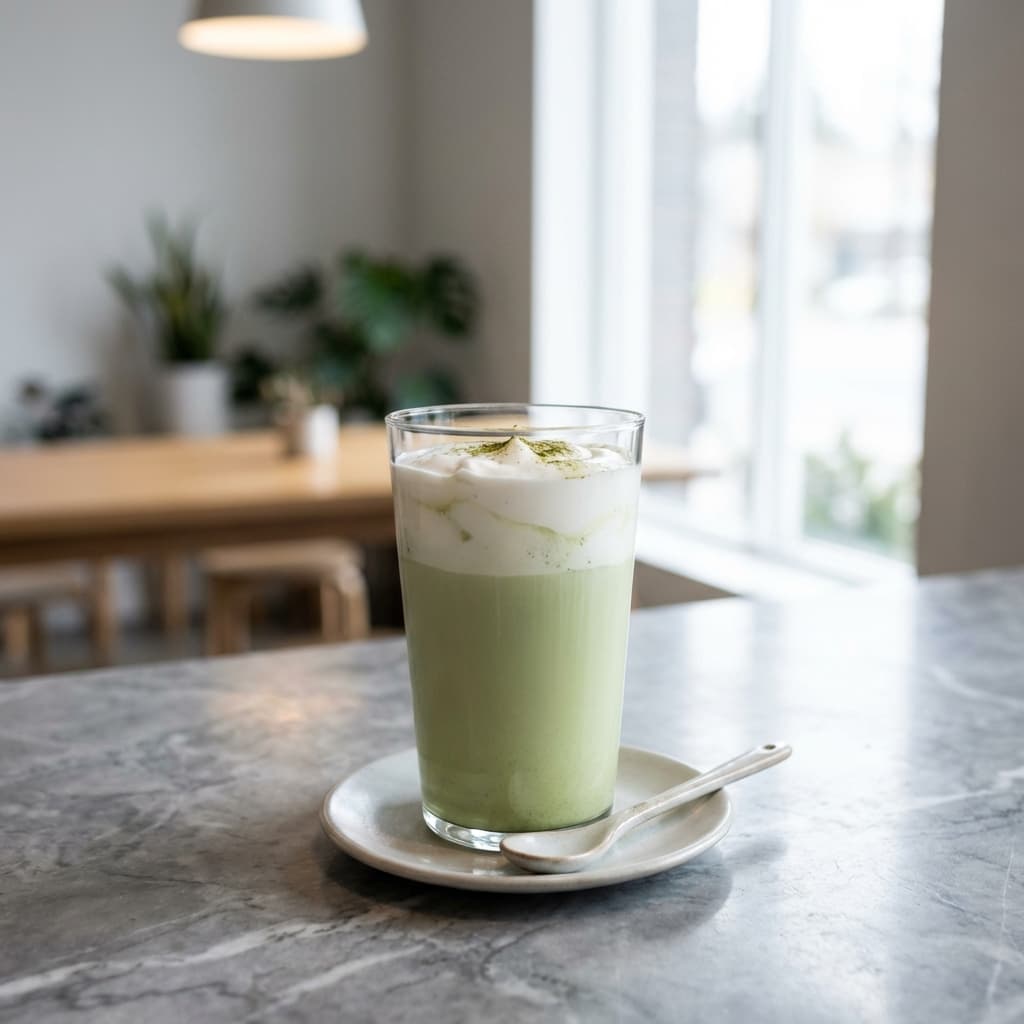 Coconut Water Matcha Cream Top